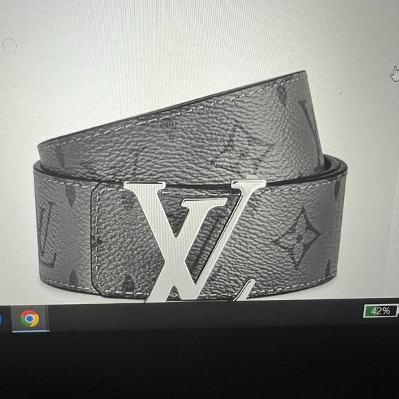 Genuine Louis Vuitton Monogram Initials Belt 2022  M0285U 40mm - Picture 2 of 3